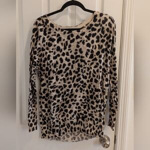 Torrid Leopard long sleeve soft sweater